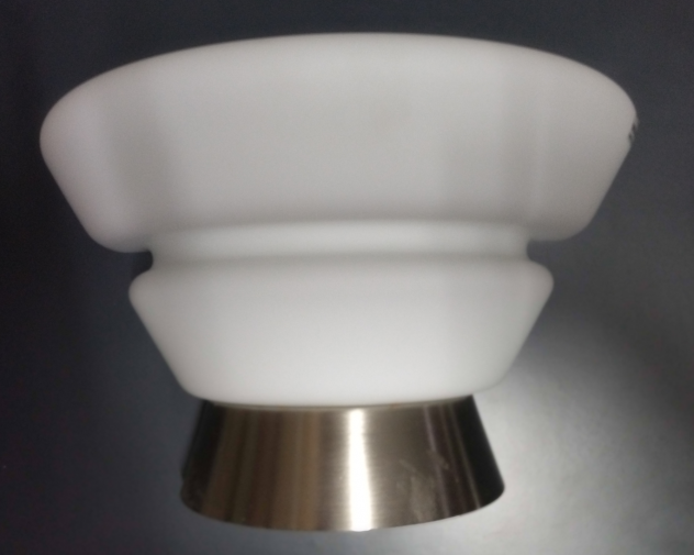 Applique da parete Kappa - Bianco e Argento - Foto 6