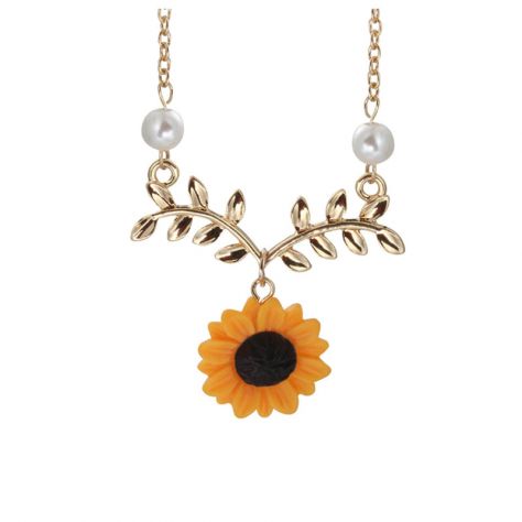 GIOIELLI GIRASOLE SET COLLANA + ORECCHINI + ANELLO + BRACCIALE ORO/ARGENTO/ROSA - Foto 4