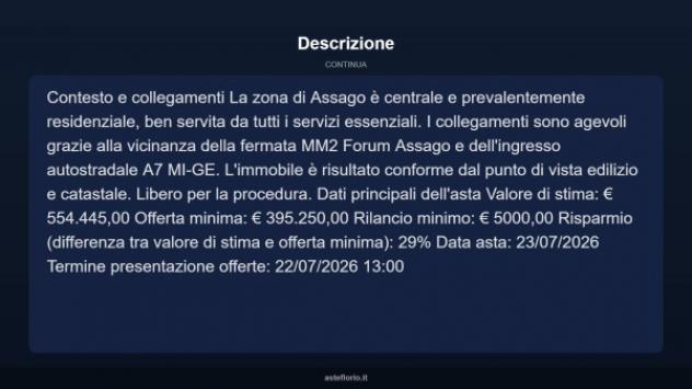 Immobile in asta di 166 m², box auto in vendita a Assago - Foto 15