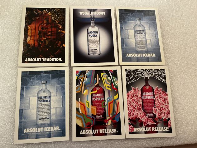 Cartoline Promocard ABSOLUT VODKA miste