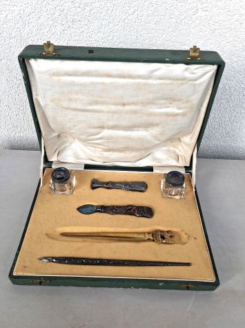Set d’epoca  da collezione con accessori da scrivania i - Foto 3