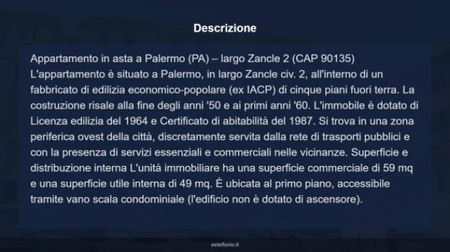Immobile in asta di 60 m² in vendita a Palermo - Foto 13