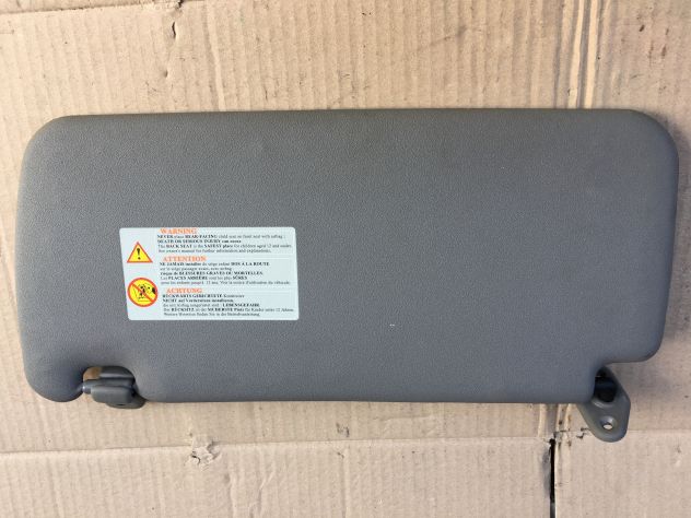 Aletta Parasole DESTRA / DX con gancetto NISSAN NAVARA PICK UP D22 2004 - Foto 3