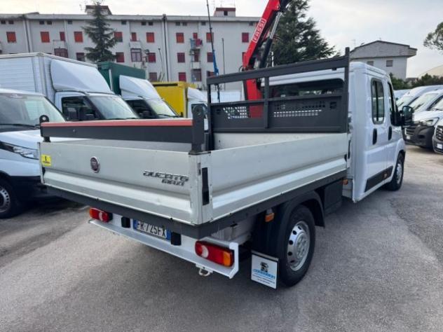 FIAT DUCATO 2.3 E6 DOPPIA CABINA GRU+CASSSONE rif. 23414857 - Foto 3