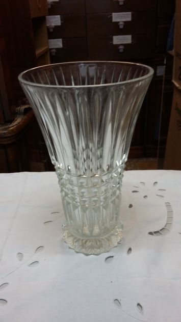 Bellissimo vaso da fiori in vetro stilizzato - Vintage - Foto 3