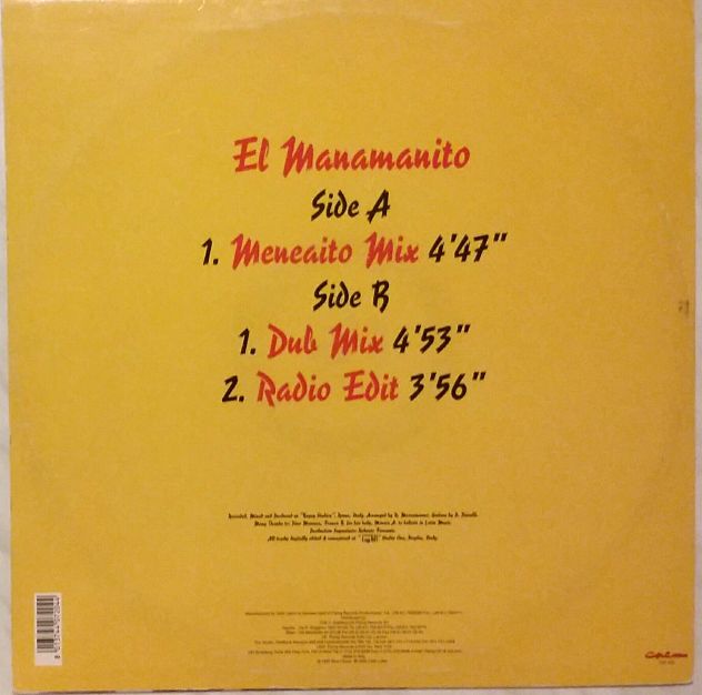 Vinile 33 giri Chaomama El manamanito 1995 Very Good Plus (VG+) condizione - Foto 2