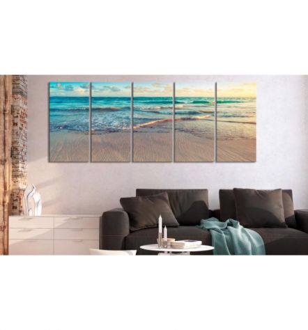 Quadro Sulla Battigia Cm.200x80 E 225x90 ARREDALACASA - Foto 2