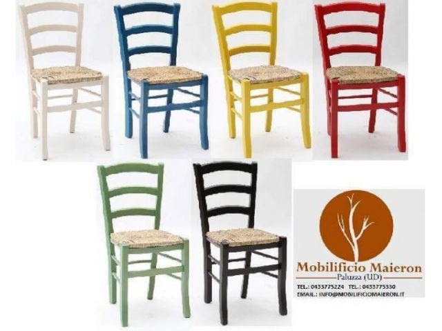 Sedie Colorate Udine Per Ristorante Bar Pizzeria Cod3011C Nuove Non Usate
