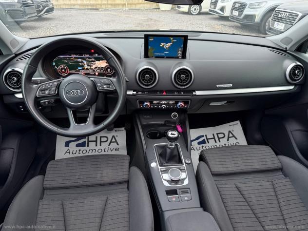 AUDI A3 SPORTBACK 2.0TDI Sport quattro VIRTUAL LED NAVI TETTO QUATTRO - Foto 9