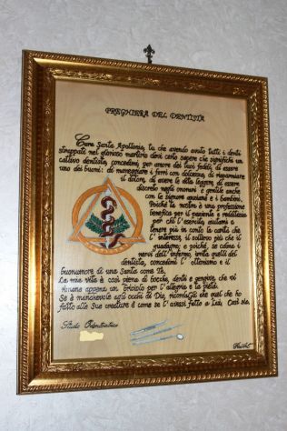 QUADRO DENTISTA CON PREGHIERA - Foto 5