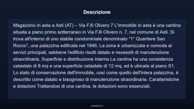 Immobile in asta di 8 m² in vendita a Asti - Foto 4
