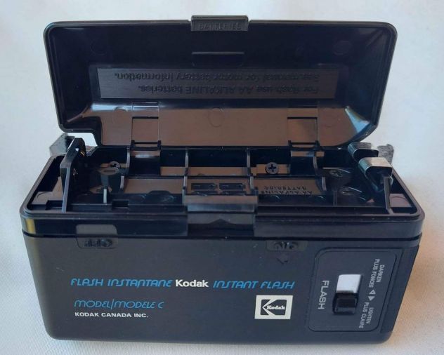 Vintage Kodak Instant Flash Modell C per Colorburst Camera come nuovo testato - Foto 4