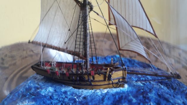 Modello Speedy Cutter nave in bottiglia - Foto 4