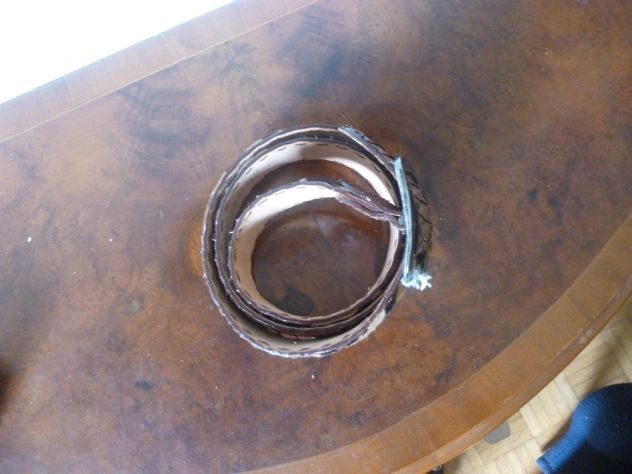 vendo cintura artigianale in pitone, originale, nuova - Foto 5