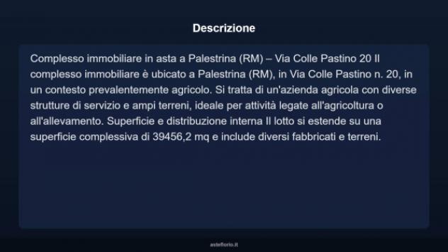 Immobile in asta di 39456 m² in vendita a Palestrina - Foto 9