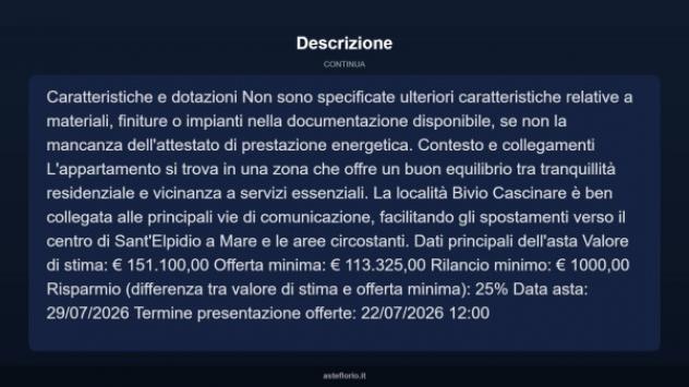 Immobile in asta di 115 m² in vendita a Sant'Elpidio a Mare - Foto 17