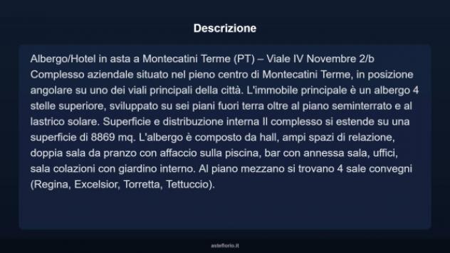 Immobile in asta di 8869 m² in vendita a Montecatini-Terme - Foto 6