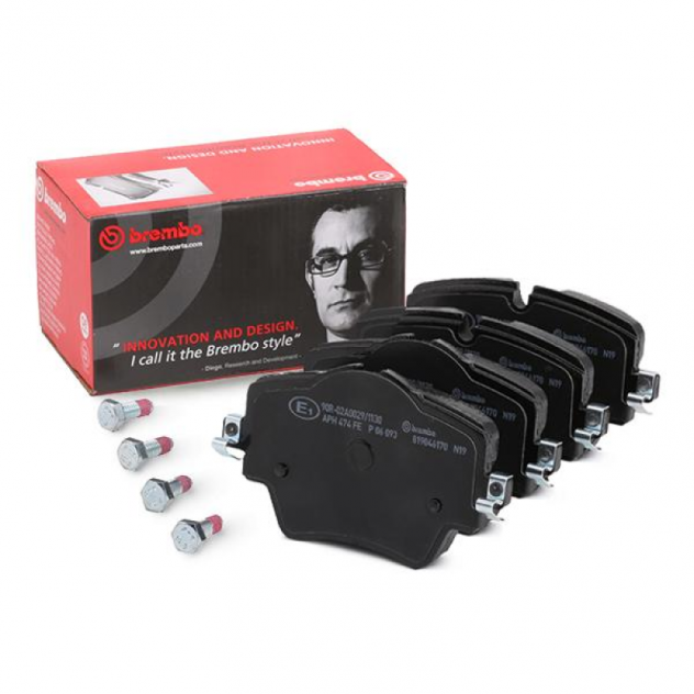KIT PASTIGLIE FRENO ANTERIORI BREMBO BMW X1 F48 BMW 2 F45 MINI CLUBMAN MINI COUNTRYMAN