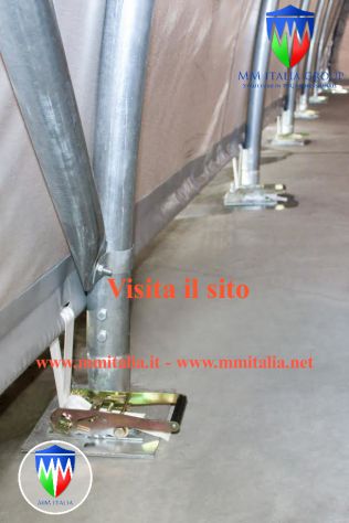 Tunnel per ricovero attrezzi agricoli, fieno, senza permessi 9,15 x 20 mt. prof - Foto 5