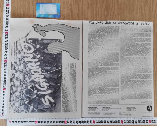 Adesivo sticker antimilitare anarchia "L'uomo finisce dove comincia il soldato" - Foto 7