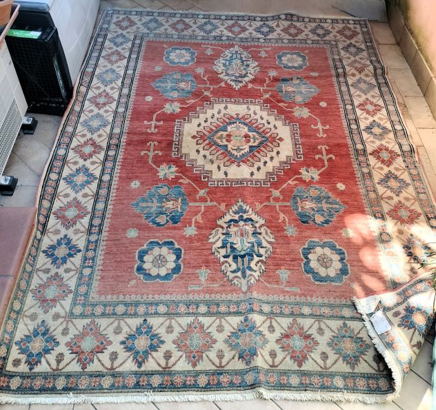 Tappeto Pakistano rosso-blu - Foto 6