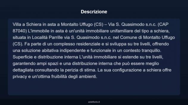 Immobile in asta di 150 m² in vendita a Montalto Uffugo - Foto 7