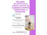 posto letto in stanza condivisa