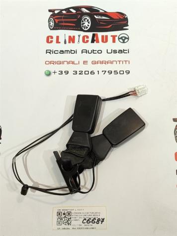 AGGANCIO CINTURA DI SICUREZZA POSTERIORE CITROEN C4 Cactus 98059713XT EB2FD-HMU-HM01 (1418)