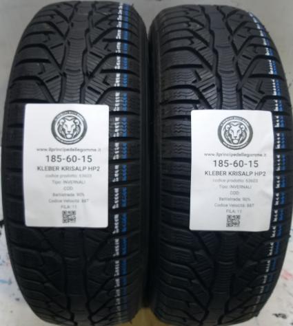 2 GOMME 185 60 15 KLEBER A63603