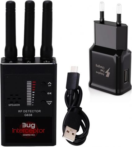 Rilevatore RF G638pro MK4 telecamere GPS WiFi privacy casa ufficio auto