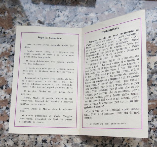 SANTINO PIEGHEVOLE RICORDO PASQUALE 1597 BONAVIGO ERRORE DI STAMPA - - Foto 2