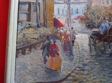 olio su tela firmato Lape - Foto 6