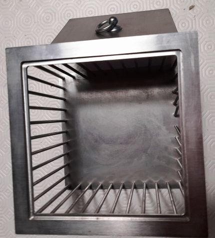Gabbia acciaio con sbarre divelte 14x14xh12 - Foto 6