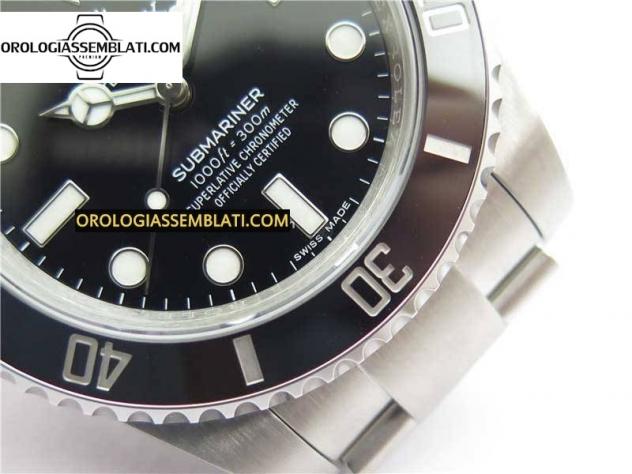 Rolex Replica SUBMARINER 114060 NO DATA 1:1 BEST EDITION CASSA E BRACCIALE INOX 904L 3130 - Foto 6