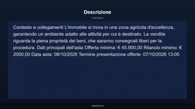 Immobile in asta di 1517 m² in vendita a Ofena - Foto 8