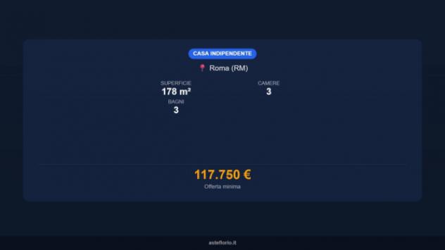 Immobile in asta di 178 m², box auto in vendita a Roma - Foto 13