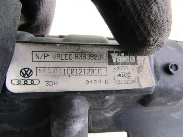 1C0121201D RADIATORE ACQUA VOLKSWAGEN NEW BEETLE 1.9 D 74KW 5M 2P (2004) RICAMBIO USATO - Foto 2