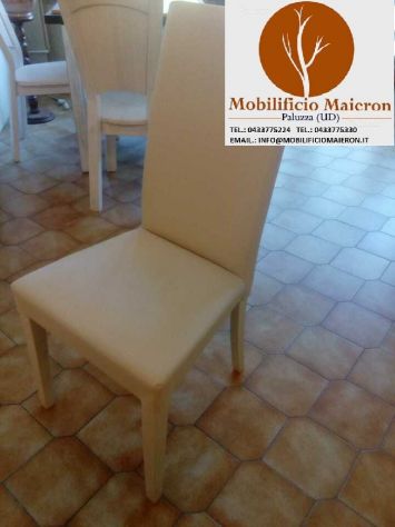 Sedie Forlì Moderne Legno Ristorante Bar Hotel Imbottite Nuove Non Usate - Foto 4