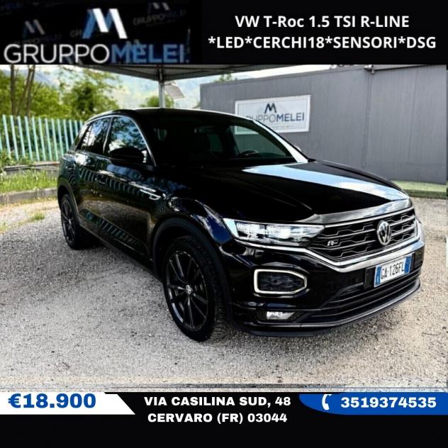 VW T-Roc 1.5 TSI R-LINE *LED*CERCHI18*SENSORI*DSG