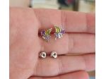 Orecchini "mazzo di fiori" in argento