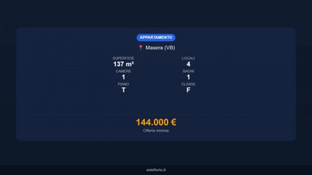Immobile in asta di 137 m², box auto in vendita a Masera - Foto 16