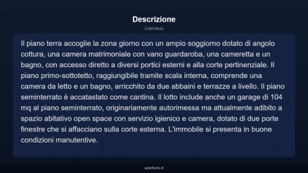Immobile in asta di 150 m², box auto in vendita a Riano - Foto 4