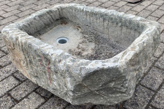 Lavabo lavello lavandino rustico in pietra 1 - Foto 7