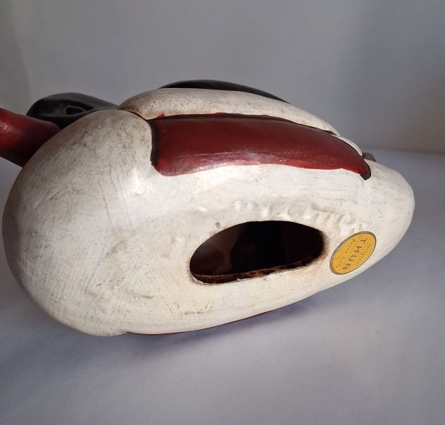 Figurina vintage di anatra in ceramica  Thun. In ottime condizioni  con l'etiche - Foto 2