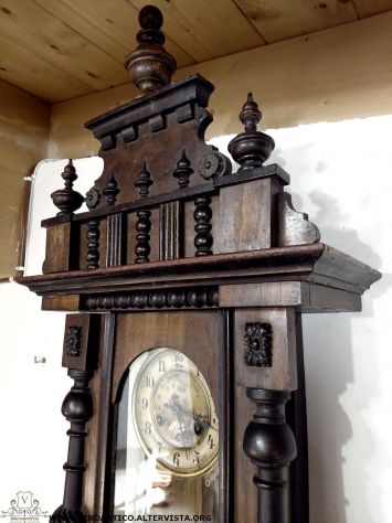 176393 Antico orologio a pendolo funzionante - Foto 10