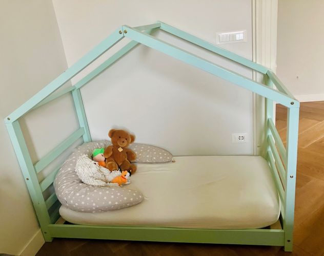 Lettino Montessori 146 x 76 cm con materasso