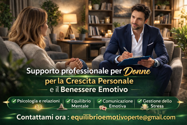 🌿 PERCORSI DI SUPPORTO PER LA CRESCITA PERSONALE E IL BENESSERE EMOTIVO