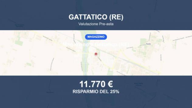 Immobile in asta di 53 m² in vendita a Gattatico