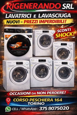 🔥🔥 SUPER OFFERTE LAVATRICI E LAVASCIUGA – TORINO 🔥🔥