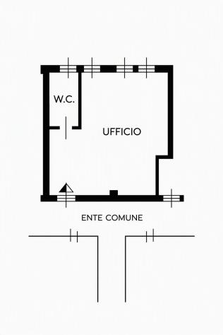 Ufficio luminoso di 42 mq - Foto 18